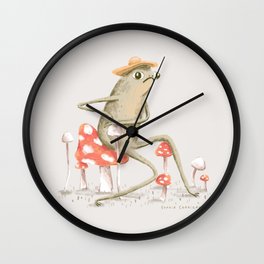 Awkward Toad Wall Clock