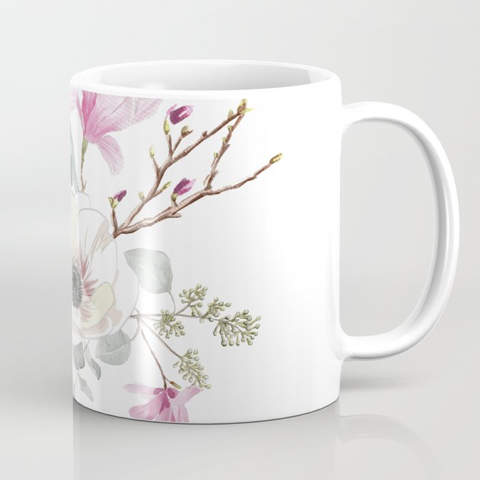 Floral bouquet in white Coffee Mug