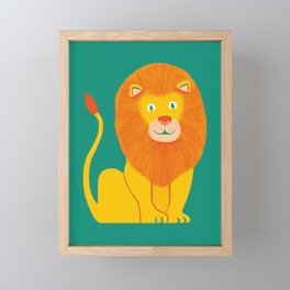 Lion kid's room Framed Mini Art Print