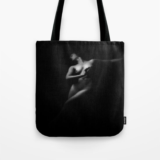 Nude Black & White Tote Bag
