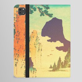 Reaching Out at Boniko - Summer Mountain Nature Landscape in Yellow iPad Folio Case