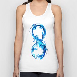 Infinity of Cold Water Unisex Tank Top
