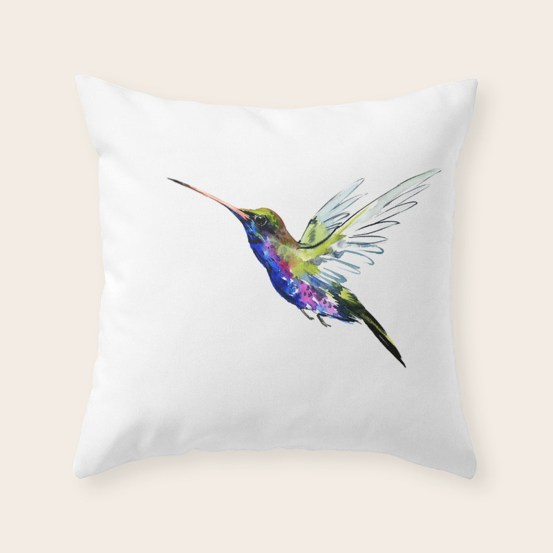 hummingbird cushion