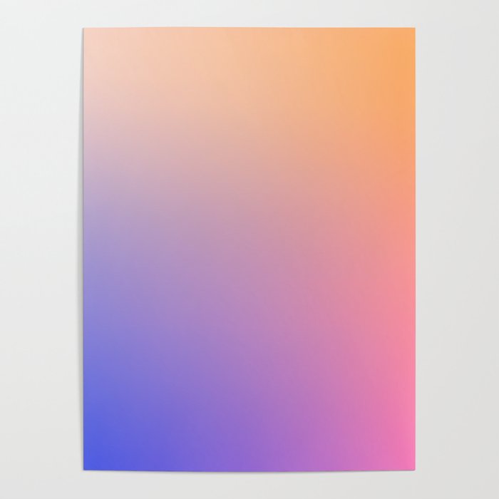 30 Plain Gradient Aesthetic 220617  Minimalist Art Valourine Digital  Poster