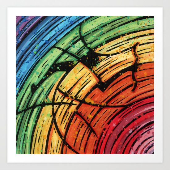 Orixás - Oxumaré Art Print
