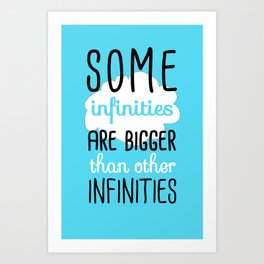 Some Infinities - The Fault In Our Stars Art Print
