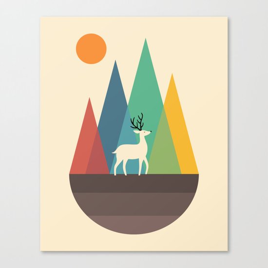 Step Of Autumn Canvas Print