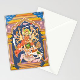 Goddess Durga Mahisasuramardini  Stationery Card