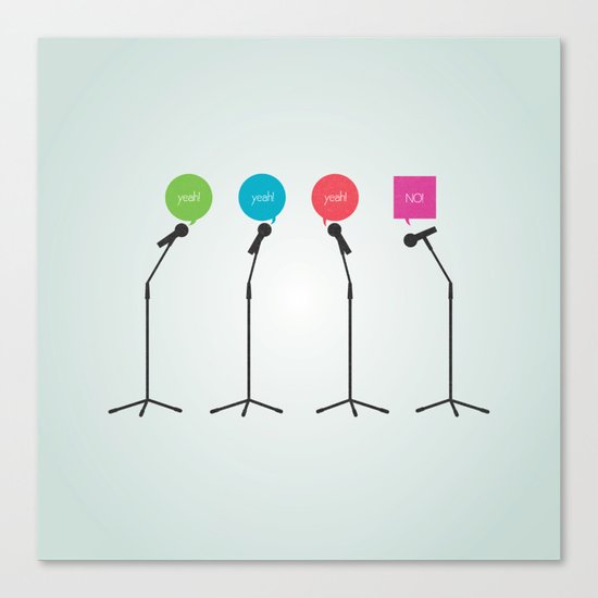 The Not So Fab Four Canvas Print