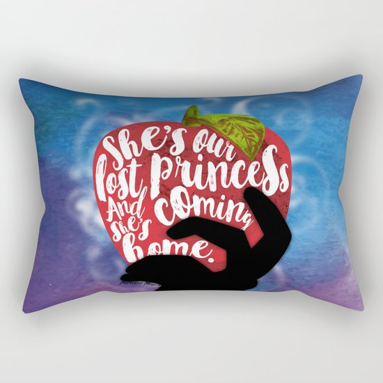 Winter - Our Lost Princess design Rectangular Pillow