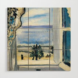 Henri Matisse Open Window at Nice Wood Wall Art