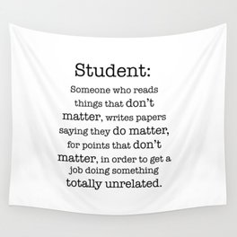 Student definition Wall Tapestry