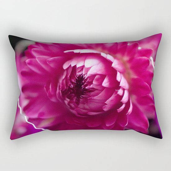 Hot Pink Flower #1 #art #society6 Rectangular Pillow