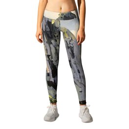 Mt Coonowrin - Glass House Mountains Leggings | Wall Art, Decoration, Abstract, Pattern, Home Decor, Decor, Glasshouse, Mountians, Vista, Painting 