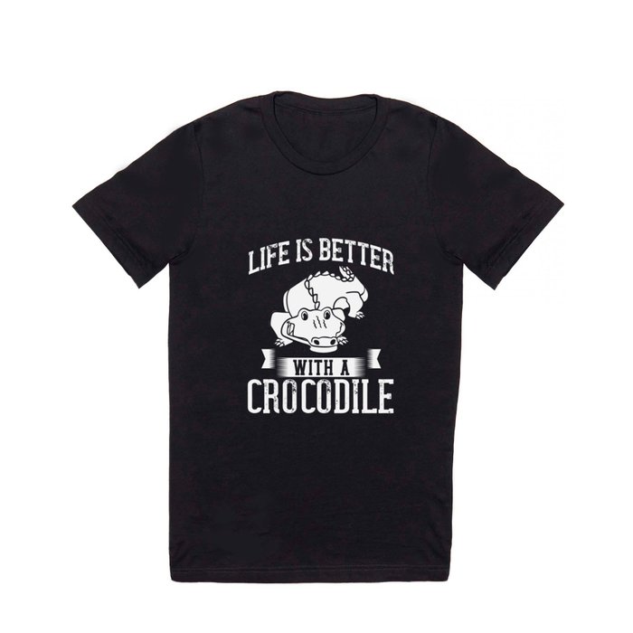 Crocodile Alligator Reptile Africa Animal Head T Shirt