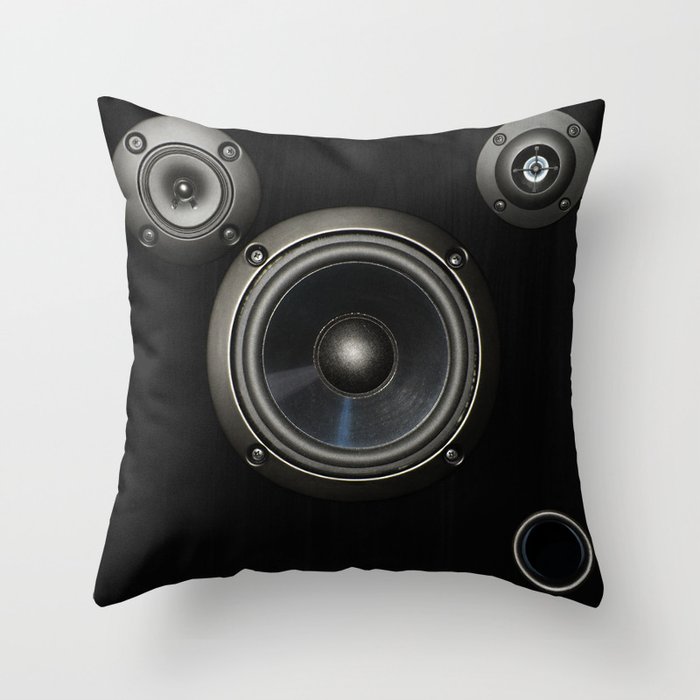 Speakers Throw Pillow by Nicklas Gustafsson Society6