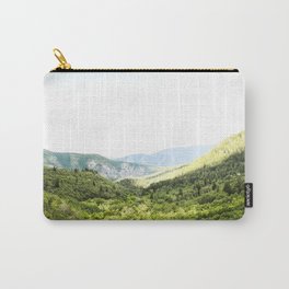 Utah Mountain Valley Carry-All Pouch | Brightmountains, Utahmountains, Beautahful, Mountain, Sunshine, Springtimemountains, Utahspringtime, Mountainvalley, Greenmountains, Utahvalley 