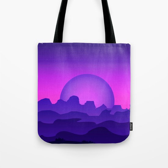 Night Landscape Tote Bag