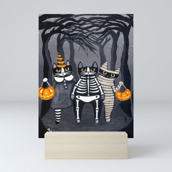 The Trick or Treat Gang Mini Art Print