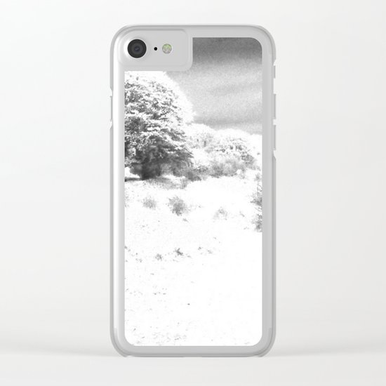 Haresfield In The Snow Clear iPhone Case