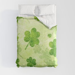 Green Shamrocks Comforter