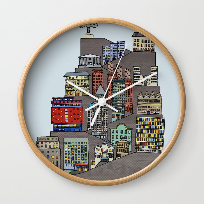 Townscape Wall Clock