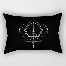 Rhombus dots geometry Rectangular Pillow