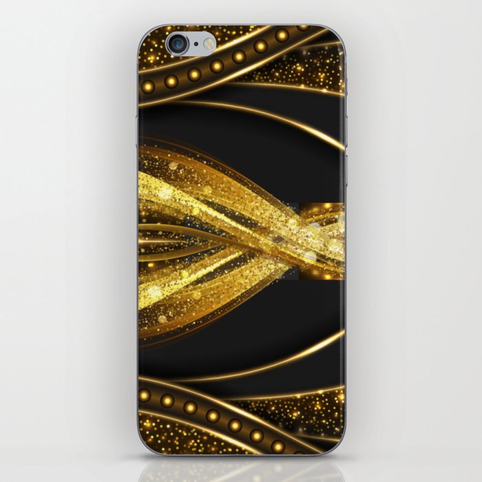 Gold Band's of Light  iPhone Skin