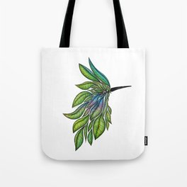 Leafed Birdie Tote Bag