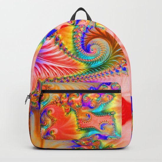 Fractal flower Backpack