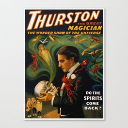 Thurston The Great Magician - Spirits Canvas Print