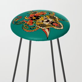 Tiger and Snake  Counter Stool