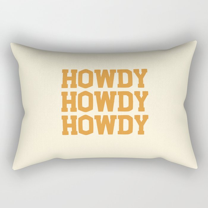 Howdy Howdy Howdy | Cowboy Rectangular Pillow