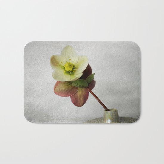 Vintage Helleborus - JUSTART © Bath Mat