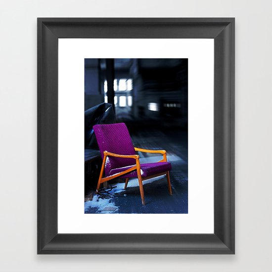 Royal chair Framed Art Print