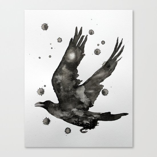 The Raven Canvas Print
