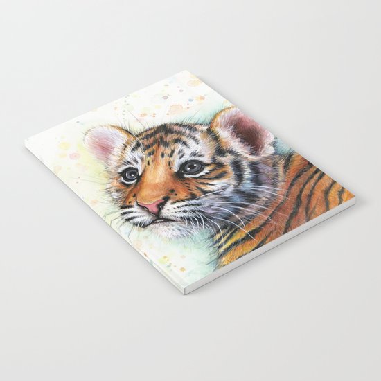 Tiger Cub Cute Baby Animals Notebook