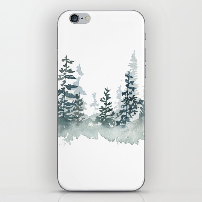 a walk through the woods iPhone Skin