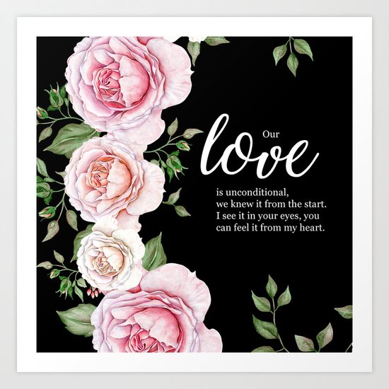 Our love Art Print