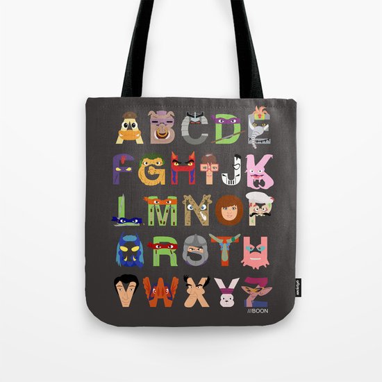 TMNT ABCs Tote Bag