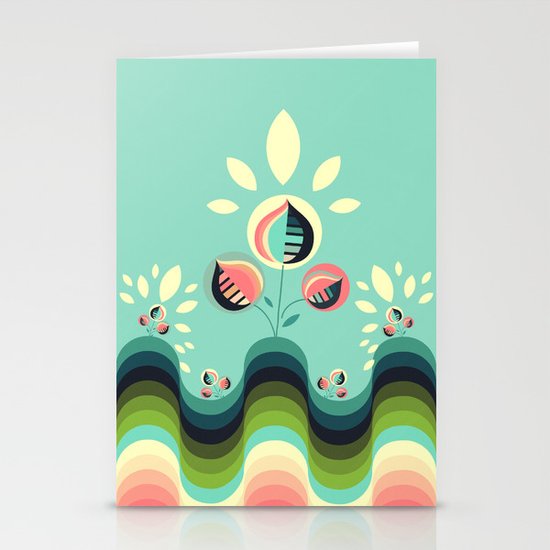 Happy Garden Stationery Cards