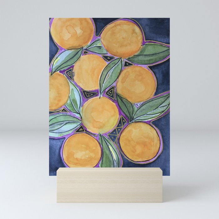 Oranges 2 Mini Art Print