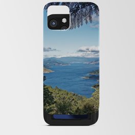 New Zealand Photography - Fitzroy Bay Surrounded By Forest iPhone Card Case