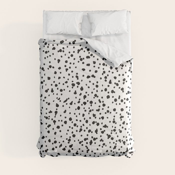 dalmatian print comforter