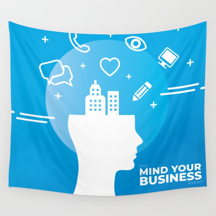 Mind Your Business HV Wall Tapestry