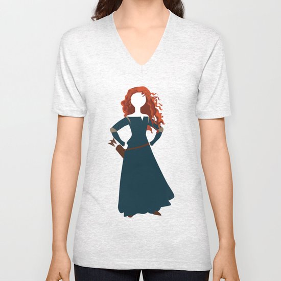 Merida from the Brave Unisex V-Neck