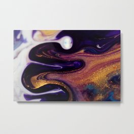 24 Carat Nebula Metal Print | Abstract, Pattern, Painting, Pop Surrealism 