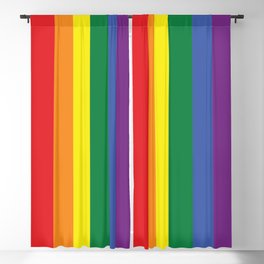 Pride LGBT Proud Color Gay Sprite Blackout Curtain