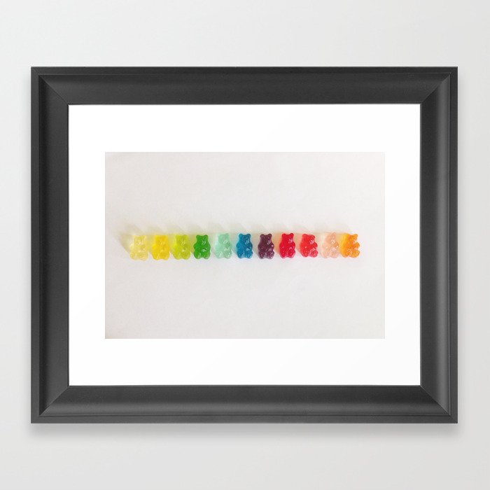 gummy bears Framed Art Print