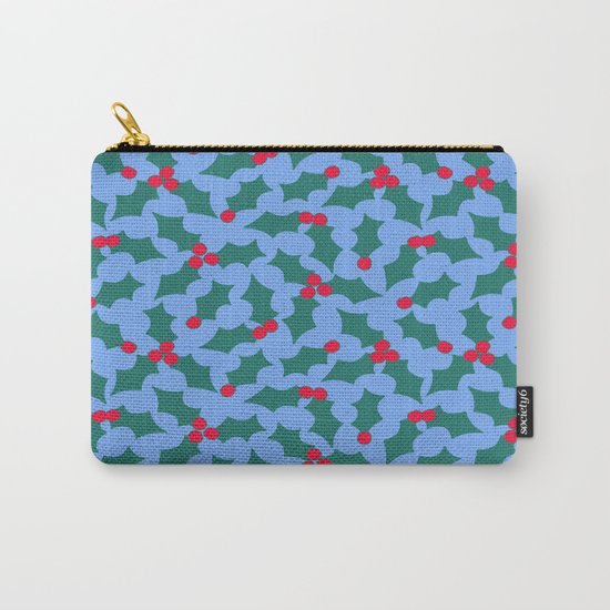 Holly Tree Carry-All Pouch